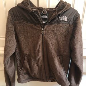 North face jacket - size small - brown